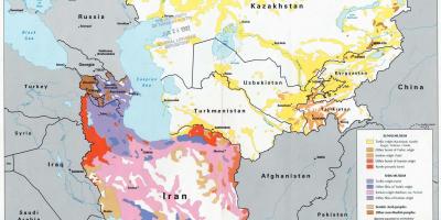 Карта Казахстана религия