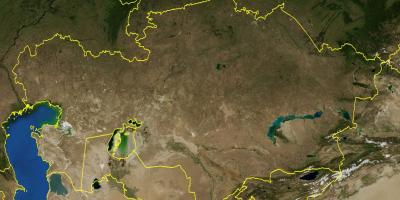 Карта Казахстана топографические