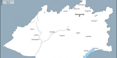 Карта Караганды Казахстан