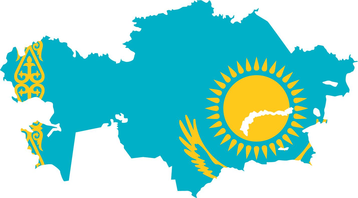 Как нарисовать флаг казахстана